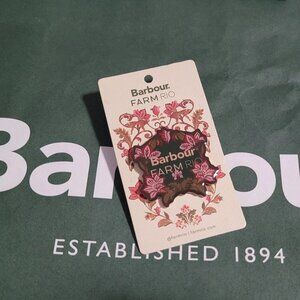 Barbour x Farm Rio Collaboration Enamel Pin Badge Brooch Collab Farmrio